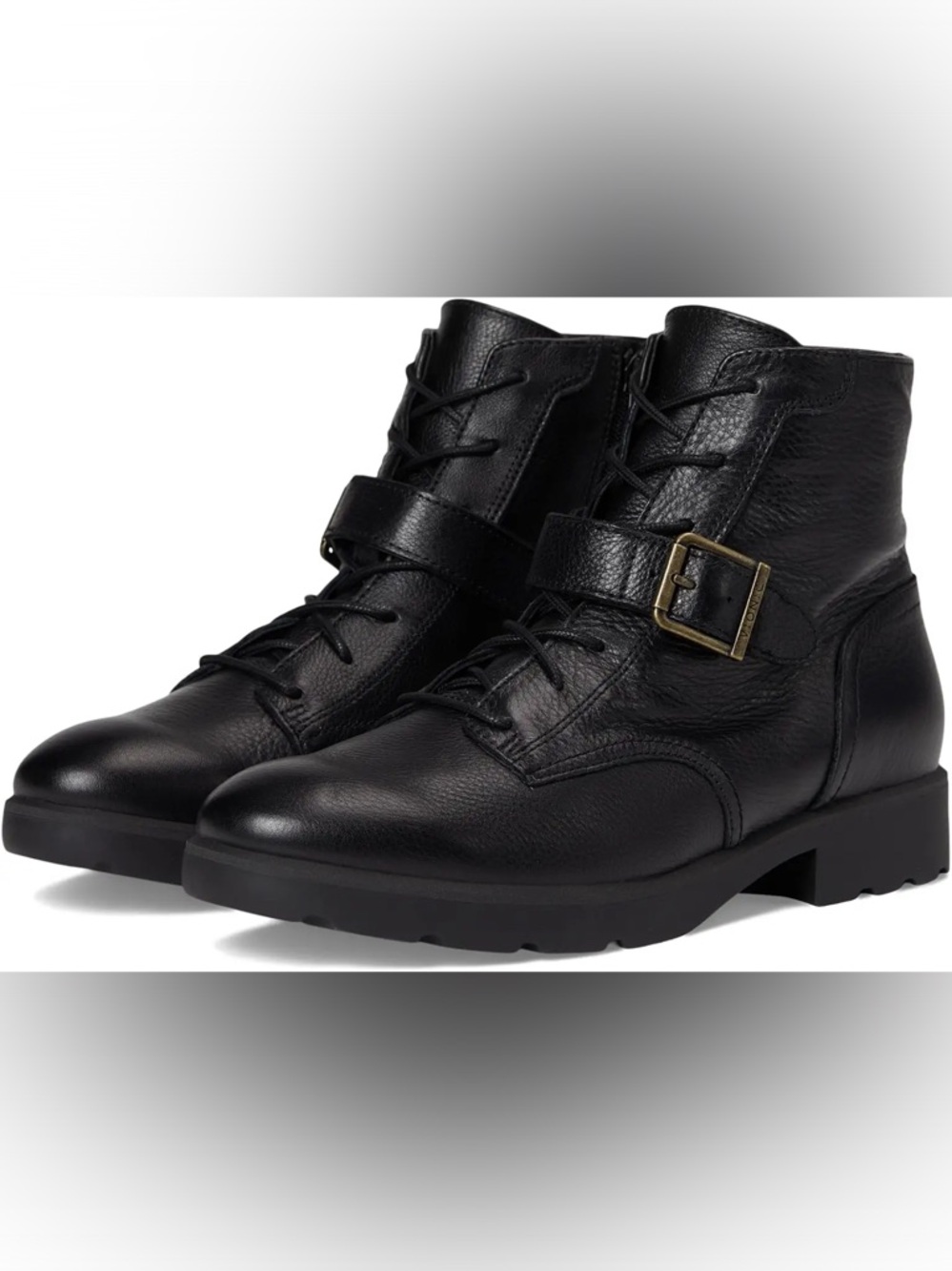 Vionic Catina lace up boot black NEW size 9
